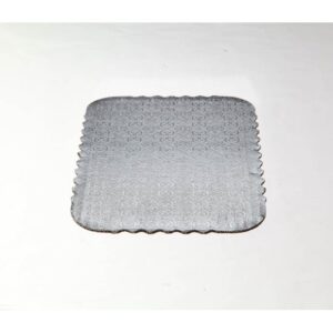 Single Wall Silver Scalloped Cake Pads