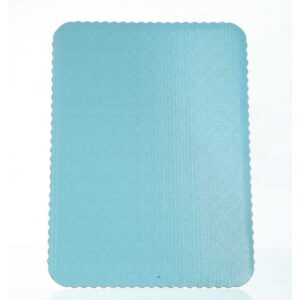D/W T-Blue Scalloped Cake Pads